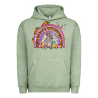 Pigment Oil Green Easter rainbow Urban Hoodie - OliviaCreatesArt