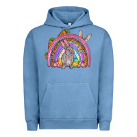 Pigment Pebble Blue Easter rainbow Urban Hoodie - OliviaCreatesArt