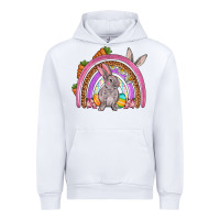 White Easter rainbow Urban Hoodie - OliviaCreatesArt