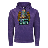 Cloud Purple wild west Vintage Hoodie - JahusDesignShop