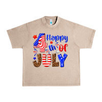 French Oak happy 4th of july Urban Heavy Tee - NancyCooperArtShop