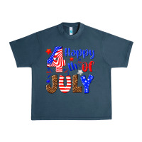 Midnight Navy happy 4th of july Urban Heavy Tee - NancyCooperArtShop