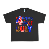 Pigment Black happy 4th of july Urban Heavy Tee - NancyCooperArtShop