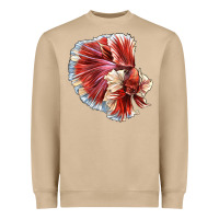 Mushroom Betta Fish Heavyweight Sweatshirt - LillyAllenDesigns