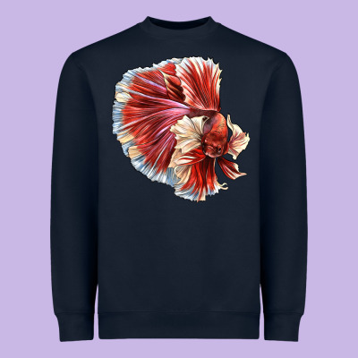 Betta Fish Heavyweight Sweatshirt Designed By Lillyallendesigns
