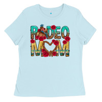 Baby Blue rodeo mom mothers day Ladies Tee - texasbilliewilder