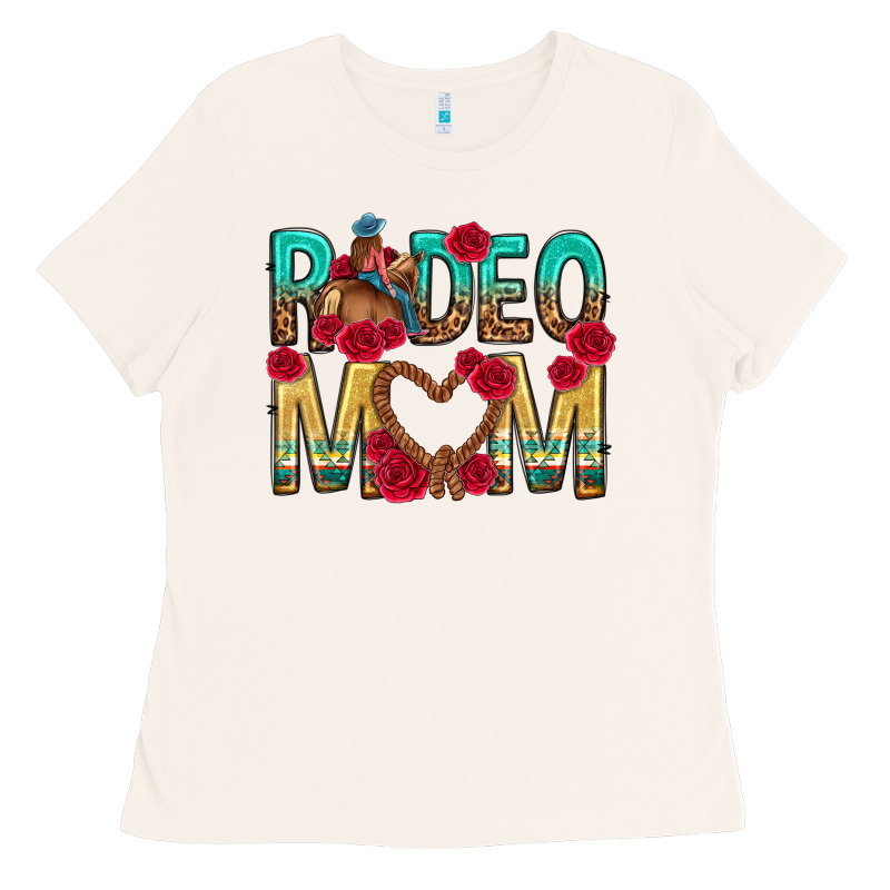 Rodeo Mom Mothers Day Ladies Tee by texasbilliewilder | Teevron