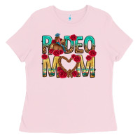 Bubblegum Pink rodeo mom mothers day Ladies Tee - texasbilliewilder