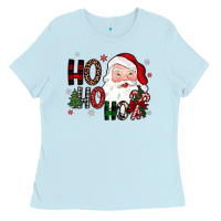 Baby Blue ho ho ho Ladies Tee - JahusDesignShop