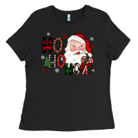 Black ho ho ho Ladies Tee - JahusDesignShop