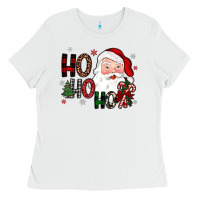 White ho ho ho Ladies Tee - JahusDesignShop