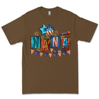 Cacao American Nana 4th of july Premium Tee - CowGirlArtShop