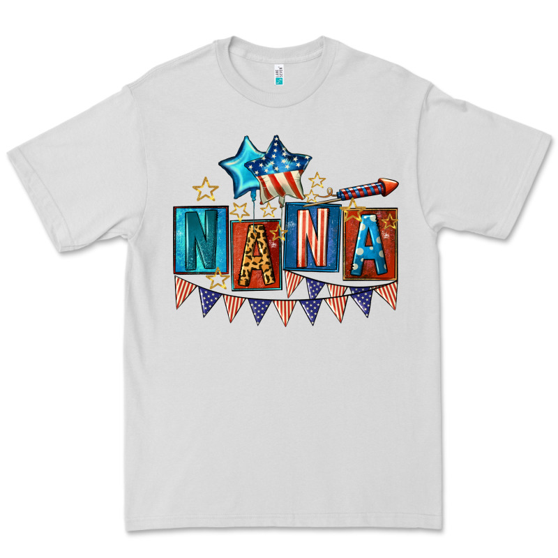 American Nana 4th Of July Premium Tee by CowGirlArtShop | Teevron