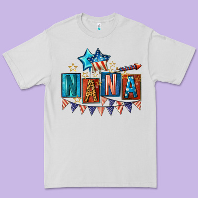 American Nana 4th Of July Premium Tee Designed By Cowgirlartshop