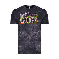 Cloud Black blessed gigi easter Vintage Tee - BarkalooDesign