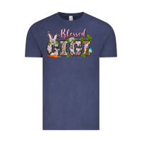 Vintage Denim blessed gigi easter Vintage Tee - BarkalooDesign