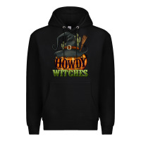 Black Howdy witches Premium Hoodie - NancyCooperArtShop