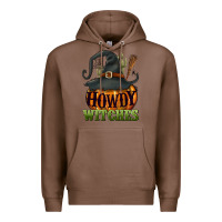 Chestnut Howdy witches Premium Hoodie - NancyCooperArtShop