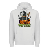 Dove Grey Howdy witches Premium Hoodie - NancyCooperArtShop