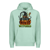 Seafoam Howdy witches Premium Hoodie - NancyCooperArtShop