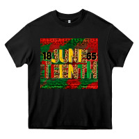 Black juneteenth 1865 tumbler Heavy Core Tee - BarkalooDesign