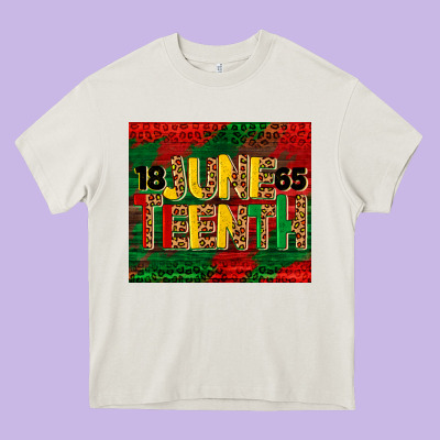 Juneteenth 1865 Tumbler Heavy Core Tee Designed By Barkaloodesign