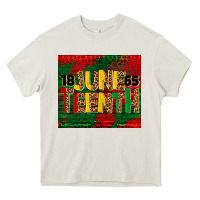 Cream juneteenth 1865 tumbler Heavy Core Tee - BarkalooDesign