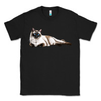 Black siamese Classic Tee - LillyAllenDesigns