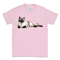Bubblegum Pink siamese Classic Tee - LillyAllenDesigns