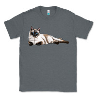 Charcoal Heather siamese Classic Tee - LillyAllenDesigns