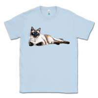 Dusty Blue siamese Classic Tee - LillyAllenDesigns