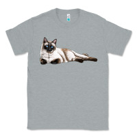 Heather Grey siamese Classic Tee - LillyAllenDesigns