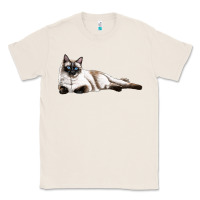 Natural siamese Classic Tee - LillyAllenDesigns