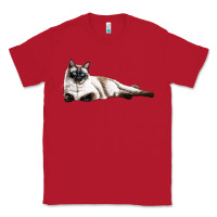 Red siamese Classic Tee - LillyAllenDesigns