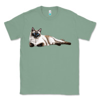 Sage siamese Classic Tee - LillyAllenDesigns