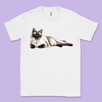 Siamese Classic Tee Designed By Lillyallendesigns