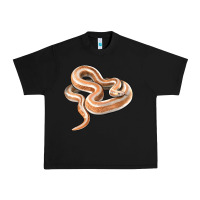 Black Rosy Boa Snake Illustrations Urban Heavy Tee - LillyAllenDesigns