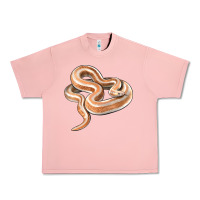 Salmon Rosy Boa Snake Illustrations Urban Heavy Tee - LillyAllenDesigns