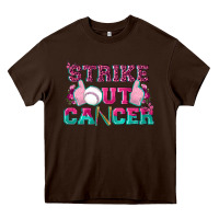 Strike Out Cancer Baseball Heavy Core Tee | Teevron