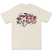 Bone American Nurse 4th of July Premium Tee - CowGirlArtShop