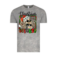 Cloud Rock christmas vibes skeleton Vintage Tee - Jasminsmagicworld