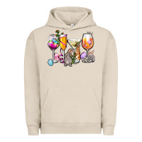 Easter Wine Glasses Urban Hoodie | Teevron
