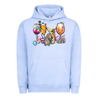 Pigment Grape Ice Easter wine glasses Urban Hoodie - OliviaCreatesArt