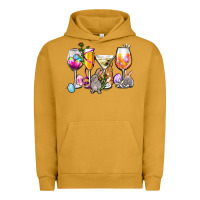 Pigment Peanut Butter Easter wine glasses Urban Hoodie - OliviaCreatesArt