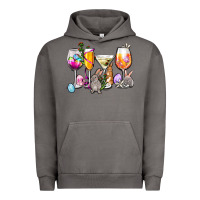 Pigment Tornado Easter wine glasses Urban Hoodie - OliviaCreatesArt