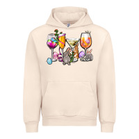 Sandshell Easter wine glasses Urban Hoodie - OliviaCreatesArt