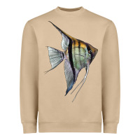 Mushroom Angelfish Heavyweight Sweatshirt - LillyAllenDesigns