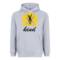 Heather Grey Bee Kind Heavyweight Hoodie - Bettercallsaul