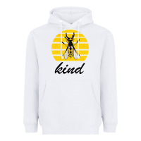 White Bee Kind Heavyweight Hoodie - Bettercallsaul