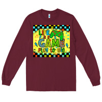 Burgundy life is a game play to win Long Sleeve Tee - JahusDesignShop